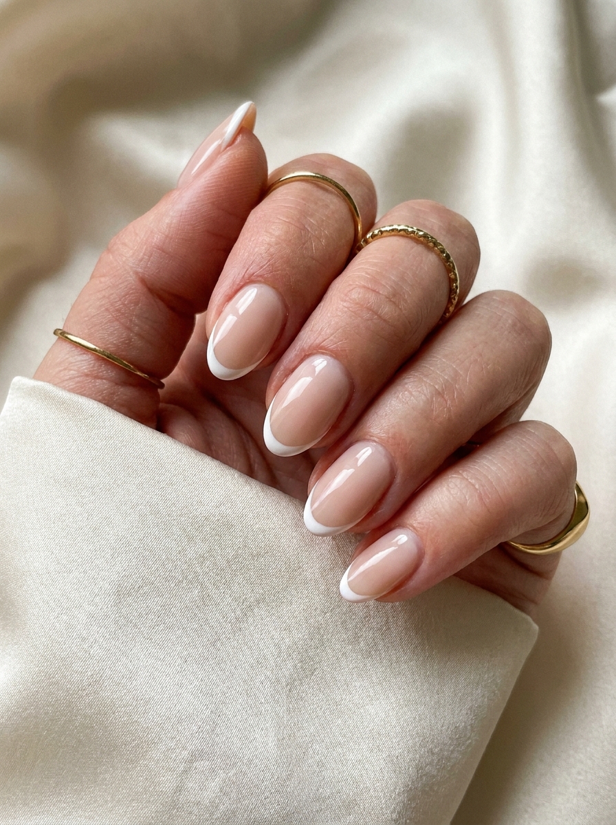 Milky French Almond Nails als Milky French Nägel Inspiration 2026